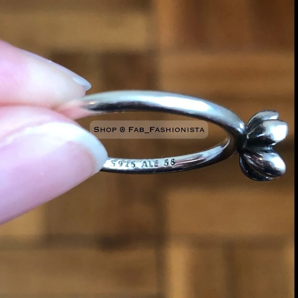 Pandora Sterling Silver Flower ring